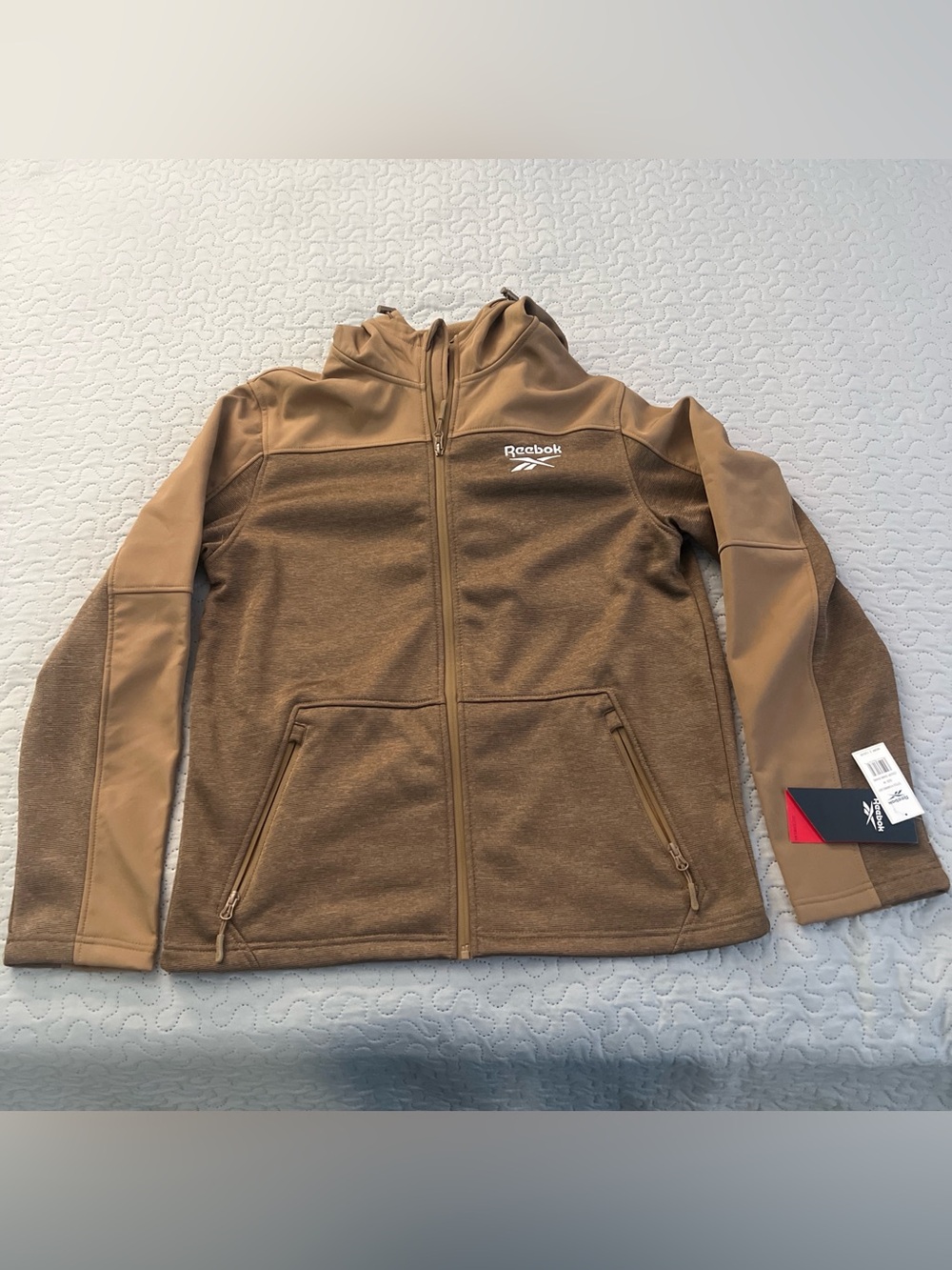 Reebok softball Full‑Zip Hoodie Sweater Jacket Coat sweatshirt medium zip up